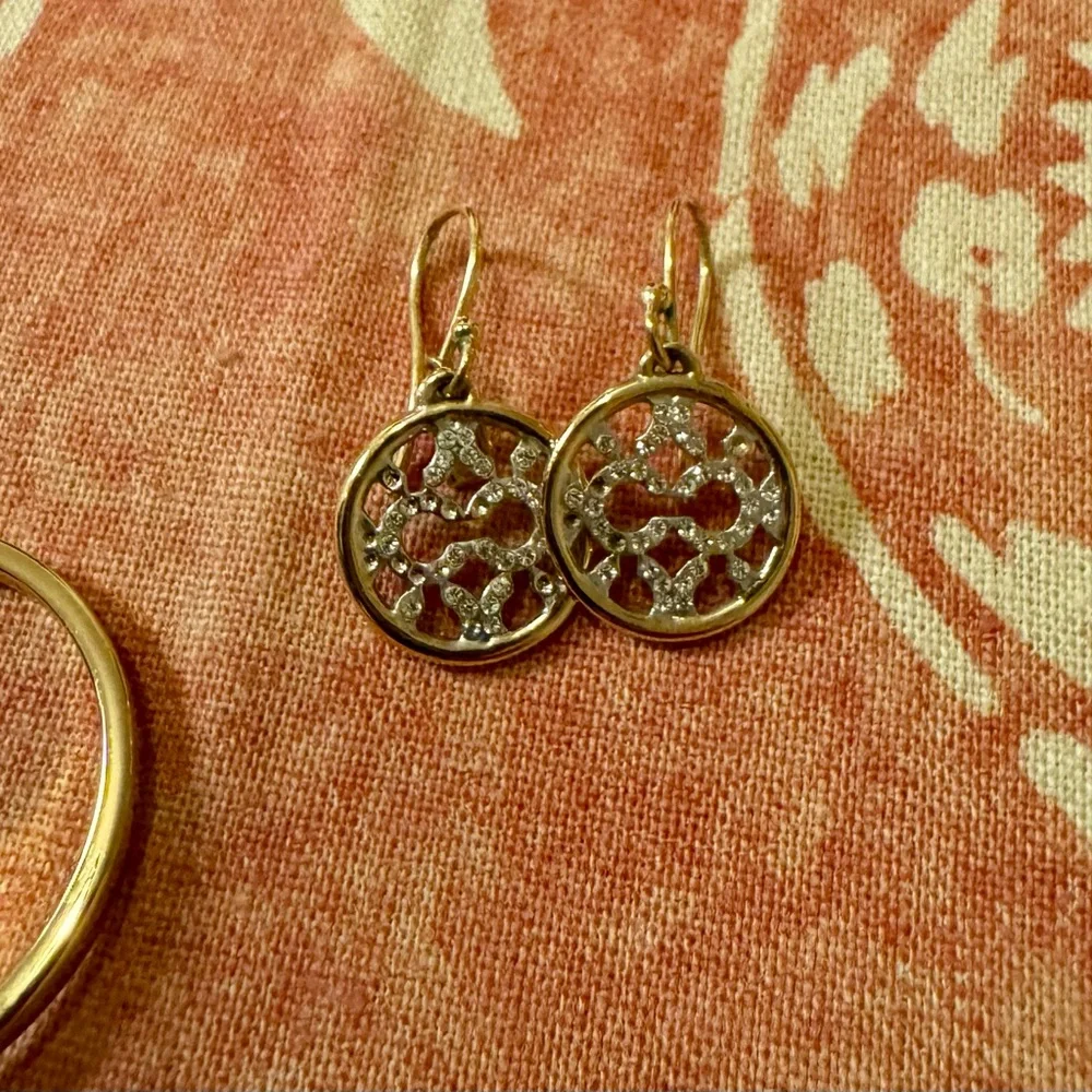 Coach Elegant Gold and Silver Earrings - Picture 5 of 6